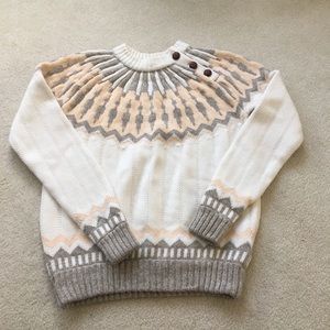 Abercrombie & Fitch fair isle sweater, size small